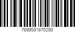 Código de barras (EAN, GTIN, SKU, ISBN): '7898591870200'