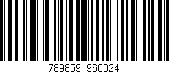 Código de barras (EAN, GTIN, SKU, ISBN): '7898591960024'