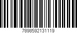 Código de barras (EAN, GTIN, SKU, ISBN): '7898592131119'