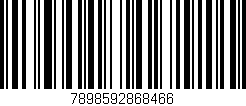 Código de barras (EAN, GTIN, SKU, ISBN): '7898592868466'