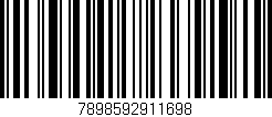 Código de barras (EAN, GTIN, SKU, ISBN): '7898592911698'