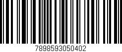 Código de barras (EAN, GTIN, SKU, ISBN): '7898593050402'