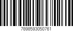 Código de barras (EAN, GTIN, SKU, ISBN): '7898593050761'