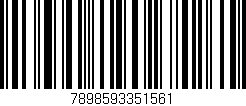Código de barras (EAN, GTIN, SKU, ISBN): '7898593351561'