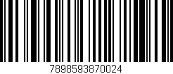 Código de barras (EAN, GTIN, SKU, ISBN): '7898593870024'