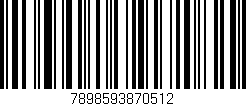 Código de barras (EAN, GTIN, SKU, ISBN): '7898593870512'