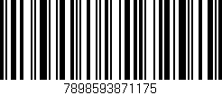 Código de barras (EAN, GTIN, SKU, ISBN): '7898593871175'