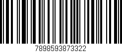 Código de barras (EAN, GTIN, SKU, ISBN): '7898593873322'