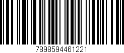 Código de barras (EAN, GTIN, SKU, ISBN): '7898594461221'