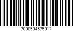 Código de barras (EAN, GTIN, SKU, ISBN): '7898594675017'