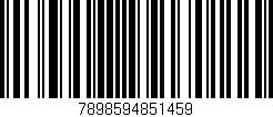 Código de barras (EAN, GTIN, SKU, ISBN): '7898594851459'