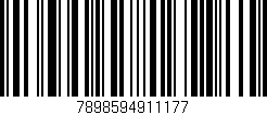 Código de barras (EAN, GTIN, SKU, ISBN): '7898594911177'
