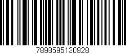 Código de barras (EAN, GTIN, SKU, ISBN): '7898595130928'