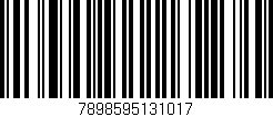 Código de barras (EAN, GTIN, SKU, ISBN): '7898595131017'