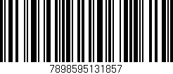 Código de barras (EAN, GTIN, SKU, ISBN): '7898595131857'