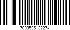 Código de barras (EAN, GTIN, SKU, ISBN): '7898595132274'