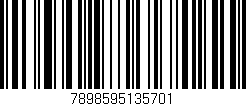 Código de barras (EAN, GTIN, SKU, ISBN): '7898595135701'