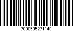 Código de barras (EAN, GTIN, SKU, ISBN): '7898595271140'