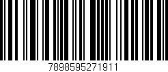 Código de barras (EAN, GTIN, SKU, ISBN): '7898595271911'
