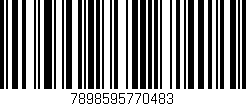 Código de barras (EAN, GTIN, SKU, ISBN): '7898595770483'