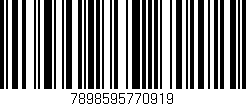 Código de barras (EAN, GTIN, SKU, ISBN): '7898595770919'