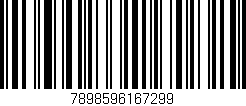 Código de barras (EAN, GTIN, SKU, ISBN): '7898596167299'