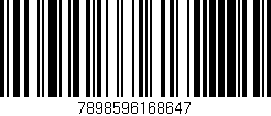 Código de barras (EAN, GTIN, SKU, ISBN): '7898596168647'
