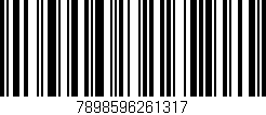 Código de barras (EAN, GTIN, SKU, ISBN): '7898596261317'