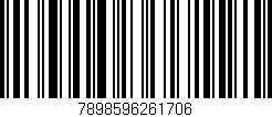 Código de barras (EAN, GTIN, SKU, ISBN): '7898596261706'