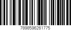 Código de barras (EAN, GTIN, SKU, ISBN): '7898596261775'