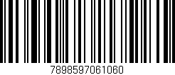 Código de barras (EAN, GTIN, SKU, ISBN): '7898597061060'