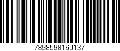 Código de barras (EAN, GTIN, SKU, ISBN): '7898598160137'