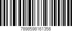 Código de barras (EAN, GTIN, SKU, ISBN): '7898598161356'