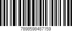 Código de barras (EAN, GTIN, SKU, ISBN): '7898598487159'