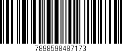Código de barras (EAN, GTIN, SKU, ISBN): '7898598487173'