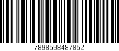 Código de barras (EAN, GTIN, SKU, ISBN): '7898598487852'