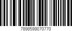 Código de barras (EAN, GTIN, SKU, ISBN): '7898599070770'