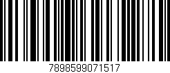 Código de barras (EAN, GTIN, SKU, ISBN): '7898599071517'