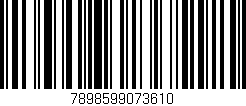 Código de barras (EAN, GTIN, SKU, ISBN): '7898599073610'