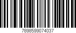Código de barras (EAN, GTIN, SKU, ISBN): '7898599074037'