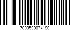 Código de barras (EAN, GTIN, SKU, ISBN): '7898599074198'