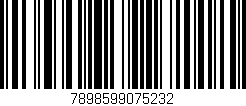 Código de barras (EAN, GTIN, SKU, ISBN): '7898599075232'