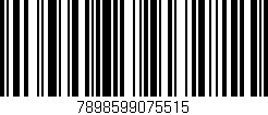 Código de barras (EAN, GTIN, SKU, ISBN): '7898599075515'