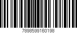 Código de barras (EAN, GTIN, SKU, ISBN): '7898599160198'