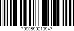 Código de barras (EAN, GTIN, SKU, ISBN): '7898599210947'