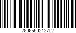 Código de barras (EAN, GTIN, SKU, ISBN): '7898599213702'