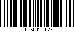 Código de barras (EAN, GTIN, SKU, ISBN): '7898599220977'