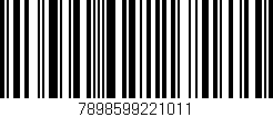 Código de barras (EAN, GTIN, SKU, ISBN): '7898599221011'