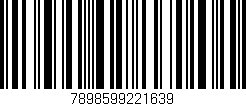 Código de barras (EAN, GTIN, SKU, ISBN): '7898599221639'