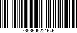 Código de barras (EAN, GTIN, SKU, ISBN): '7898599221646'